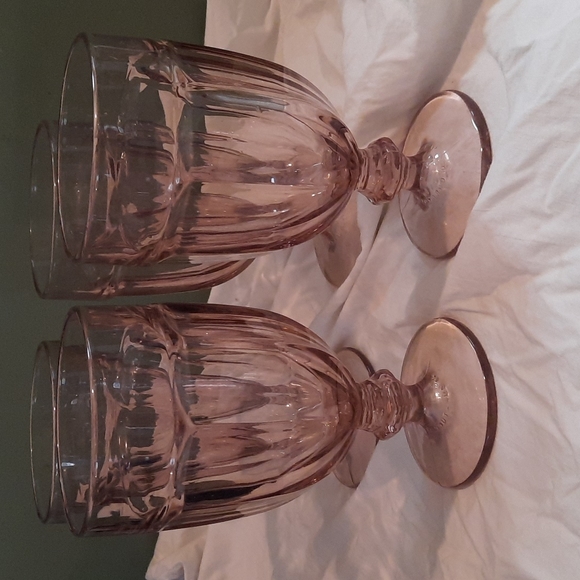 Other - Amythyst vintage Glasses Duratuff goblets drinkware set of 4